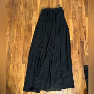 Black maxi skirt